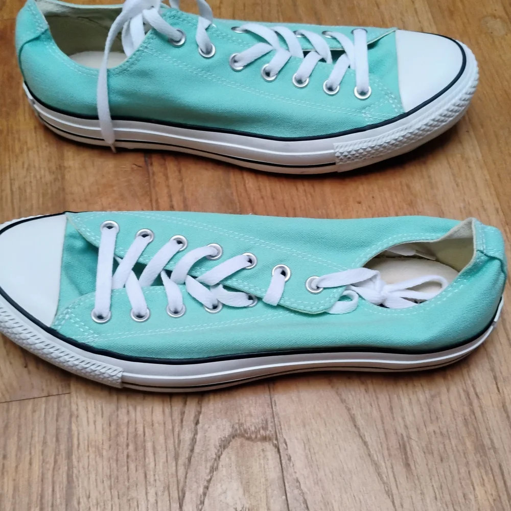 Converse Low Beach Glass Mint Green 136565F Canvas Sneakers 11 Men's - Picture 2 of 7